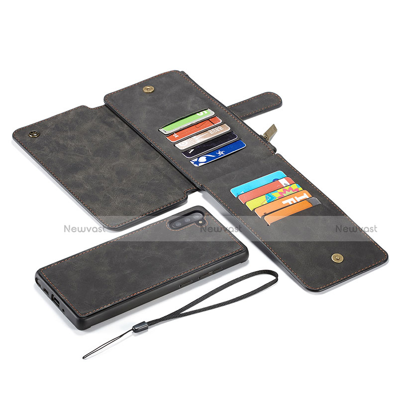 Leather Case Stands Flip Cover T01 Holder for Samsung Galaxy Note 10