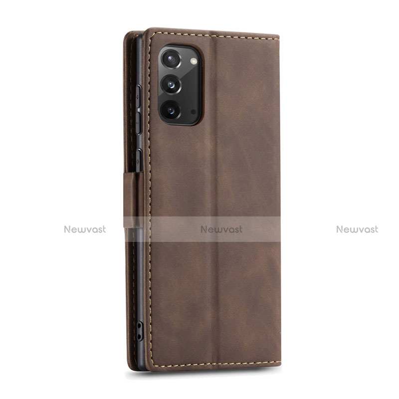 Leather Case Stands Flip Cover T01 Holder for Samsung Galaxy Note 20 5G