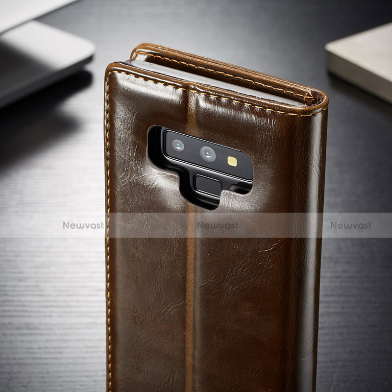 Leather Case Stands Flip Cover T01 Holder for Samsung Galaxy Note 9