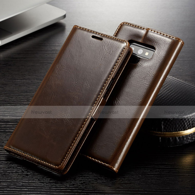 Leather Case Stands Flip Cover T01 Holder for Samsung Galaxy Note 9