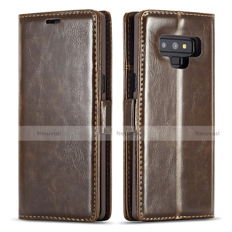 Leather Case Stands Flip Cover T01 Holder for Samsung Galaxy Note 9