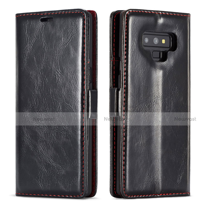 Leather Case Stands Flip Cover T01 Holder for Samsung Galaxy Note 9