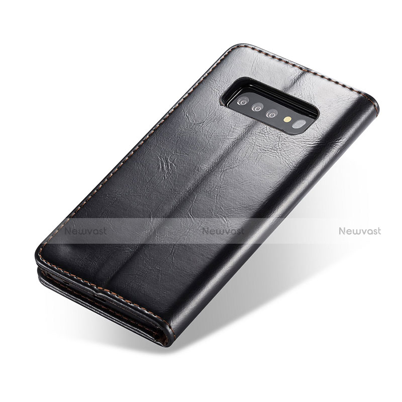 Leather Case Stands Flip Cover T01 Holder for Samsung Galaxy S10