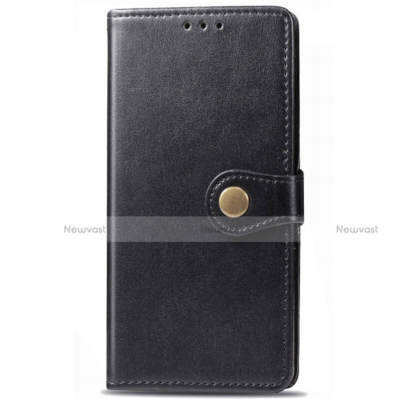 Leather Case Stands Flip Cover T01 Holder for Samsung Galaxy S20 5G Black