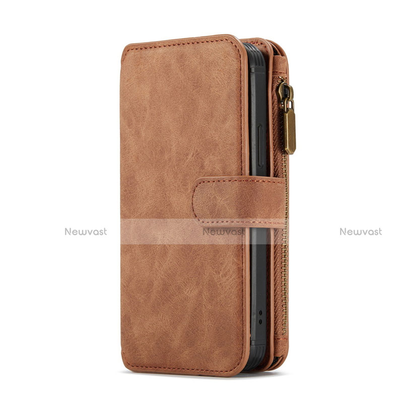 Leather Case Stands Flip Cover T02 Holder for Apple iPhone 12