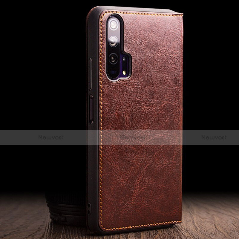 Leather Case Stands Flip Cover T02 Holder for Huawei Honor 20 Pro