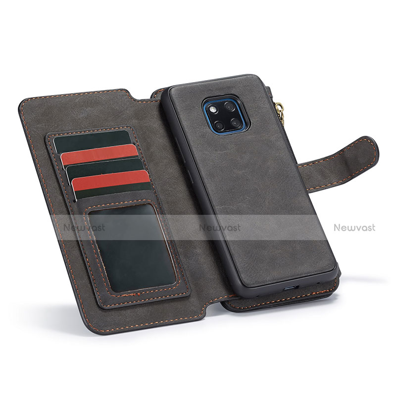 Leather Case Stands Flip Cover T02 Holder for Huawei Mate 20 Pro