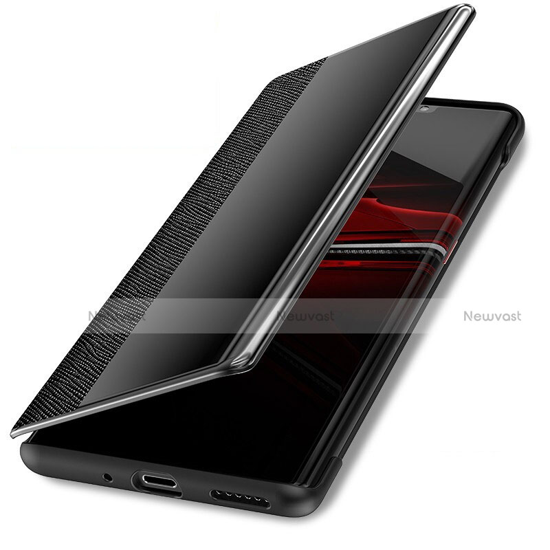 Leather Case Stands Flip Cover T02 Holder for Huawei Mate 30 Pro