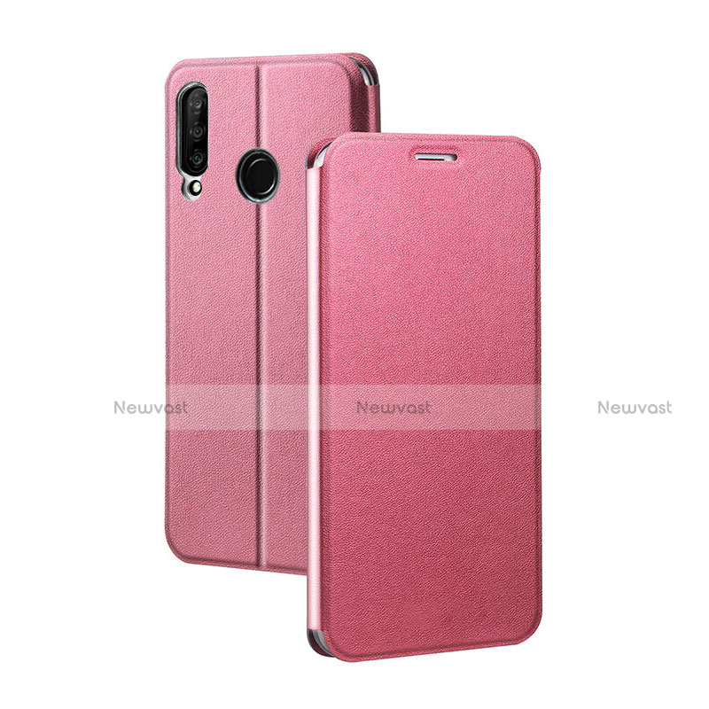 Leather Case Stands Flip Cover T02 Holder for Huawei Nova 4e