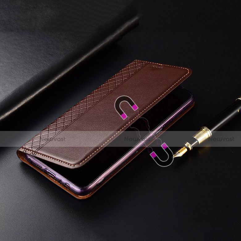 Leather Case Stands Flip Cover T02 Holder for Huawei Nova 8 SE 5G