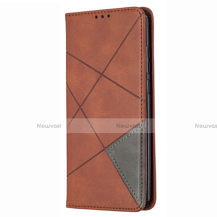 Leather Case Stands Flip Cover T02 Holder for Huawei P Smart (2020)