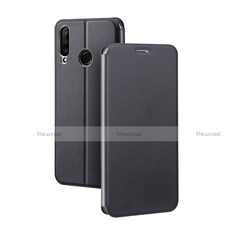 Leather Case Stands Flip Cover T02 Holder for Huawei P30 Lite