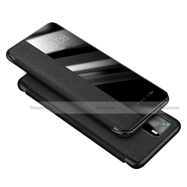 Leather Case Stands Flip Cover T02 Holder for Huawei P40 Pro