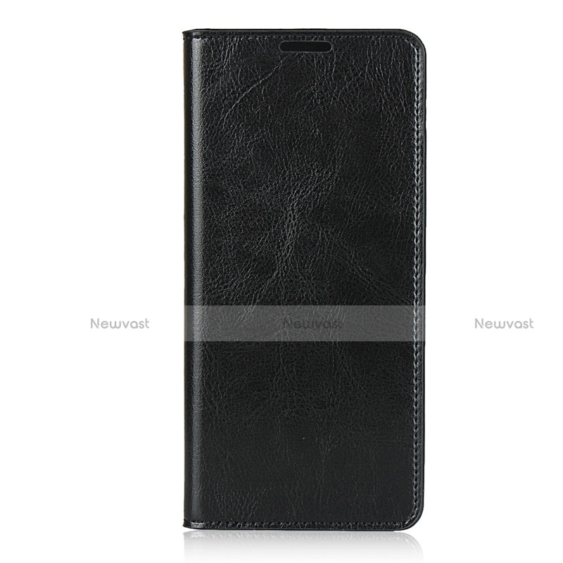 Leather Case Stands Flip Cover T02 Holder for Oppo Find X2 Neo Black