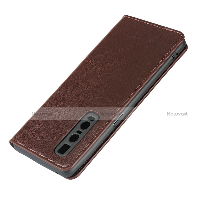 Leather Case Stands Flip Cover T02 Holder for Oppo Find X2 Pro