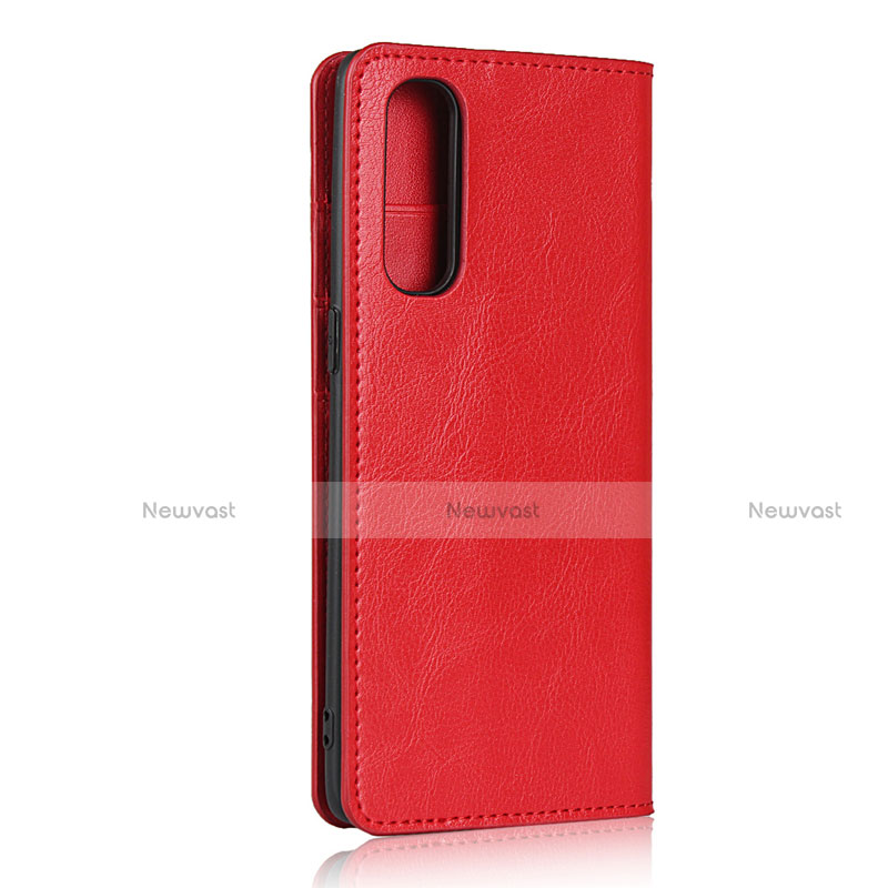 Leather Case Stands Flip Cover T02 Holder for Oppo Reno3 Pro