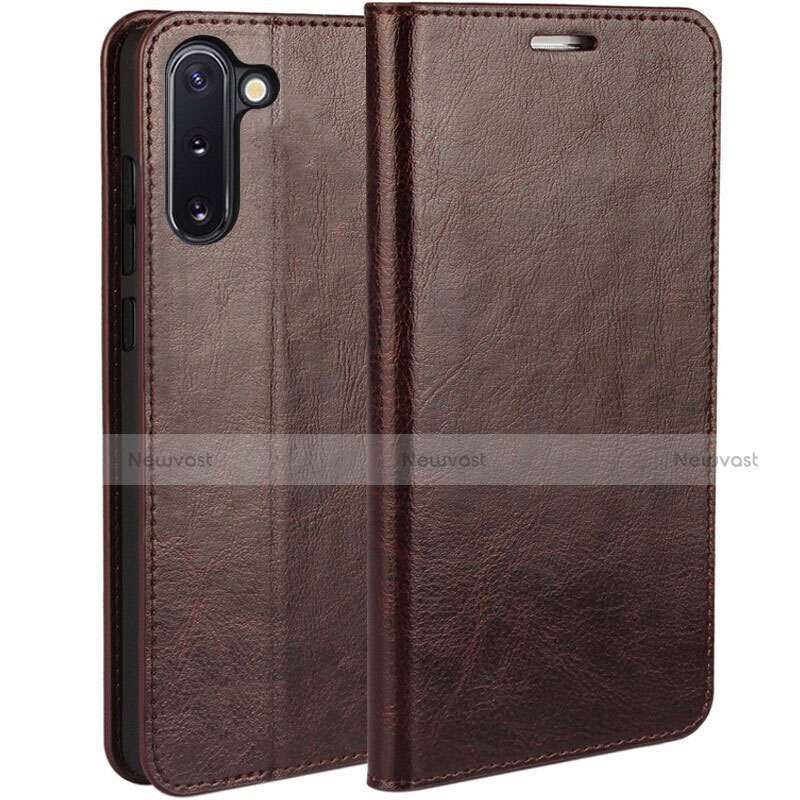 Leather Case Stands Flip Cover T02 Holder for Samsung Galaxy Note 10