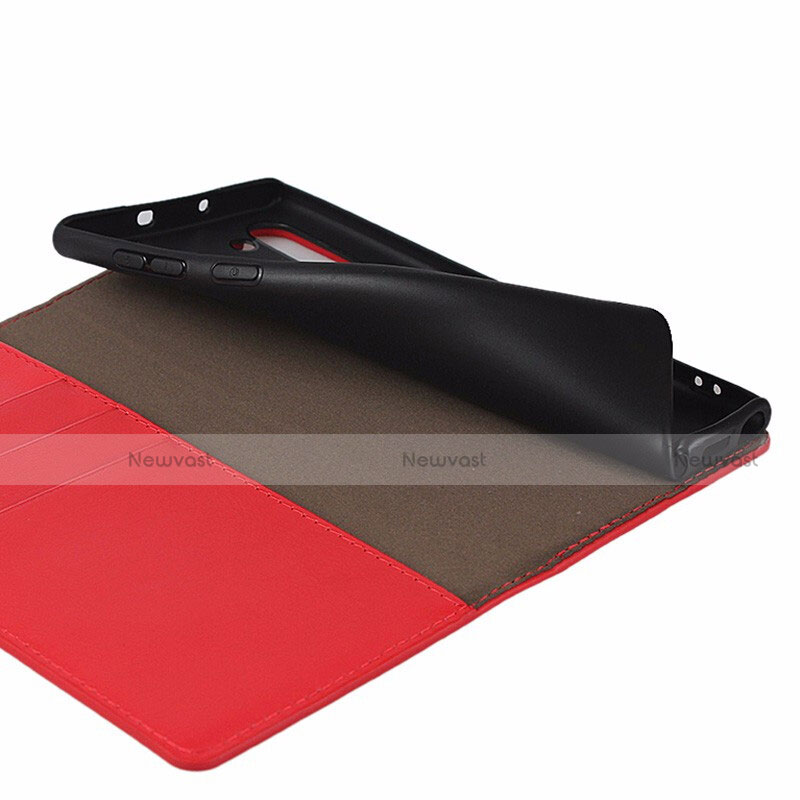 Leather Case Stands Flip Cover T02 Holder for Samsung Galaxy Note 10