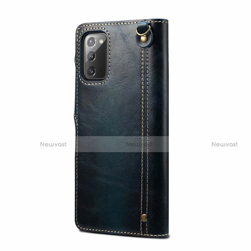 Leather Case Stands Flip Cover T02 Holder for Samsung Galaxy Note 20 5G