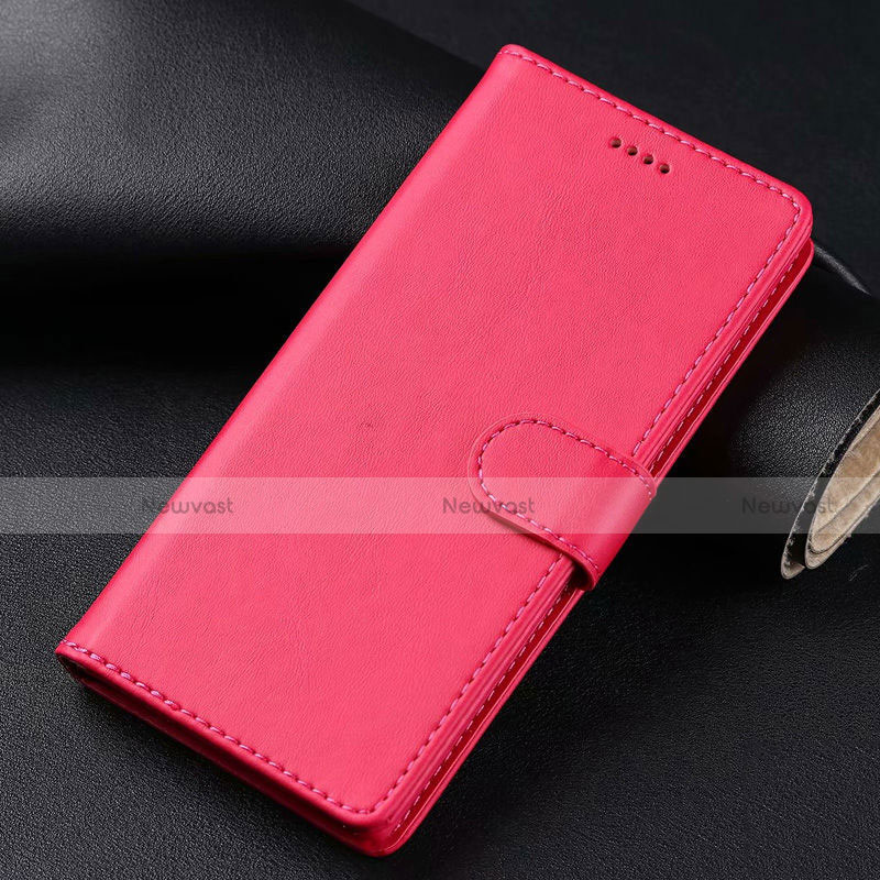 Leather Case Stands Flip Cover T02 Holder for Samsung Galaxy S20 Plus 5G Red