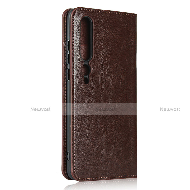 Leather Case Stands Flip Cover T02 Holder for Xiaomi Mi 10 Pro