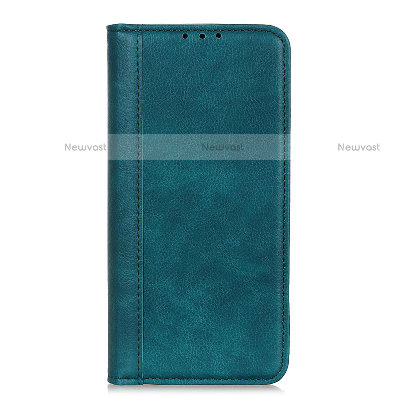 Leather Case Stands Flip Cover T02 Holder for Xiaomi Poco M3 Midnight Green