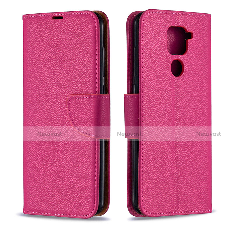 Leather Case Stands Flip Cover T02 Holder for Xiaomi Redmi 10X 4G