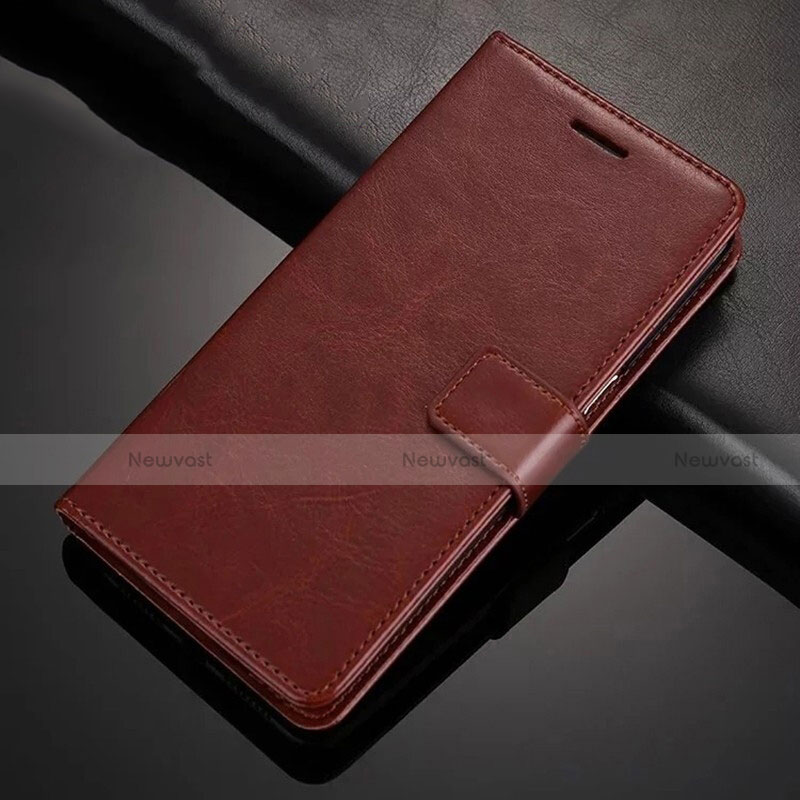 Leather Case Stands Flip Cover T02 Holder for Xiaomi Redmi Note 8 (2021)