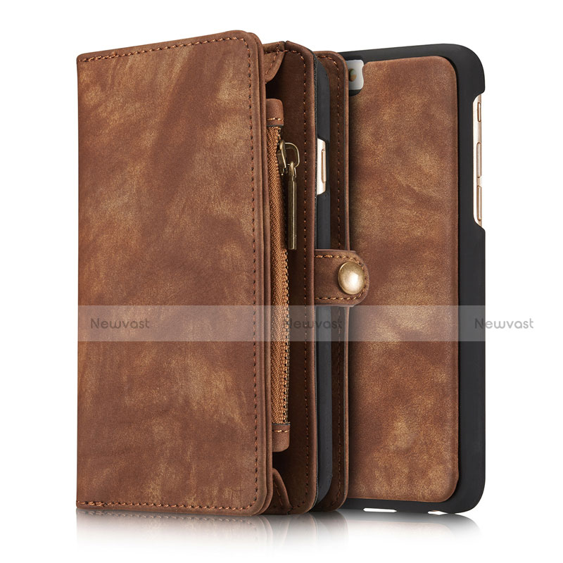 Leather Case Stands Flip Cover T03 Holder for Apple iPhone 6 Plus