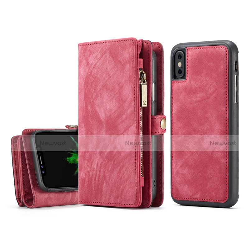 Leather Case Stands Flip Cover T03 Holder for Apple iPhone X