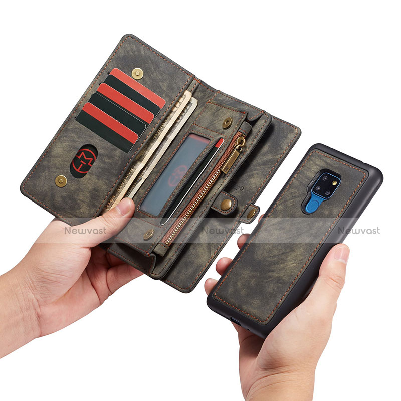 Leather Case Stands Flip Cover T03 Holder for Huawei Mate 20