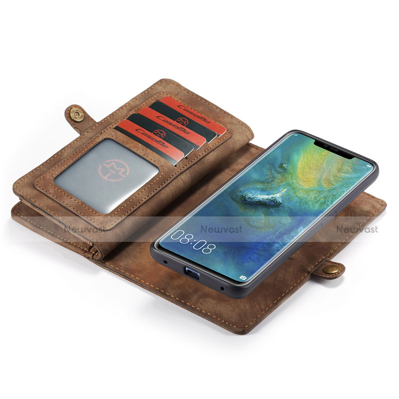 Leather Case Stands Flip Cover T03 Holder for Huawei Mate 20 Pro