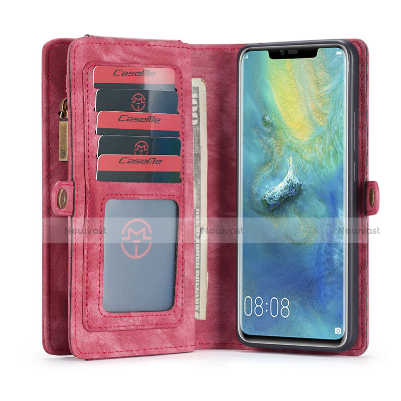 Leather Case Stands Flip Cover T03 Holder for Huawei Mate 20 Pro