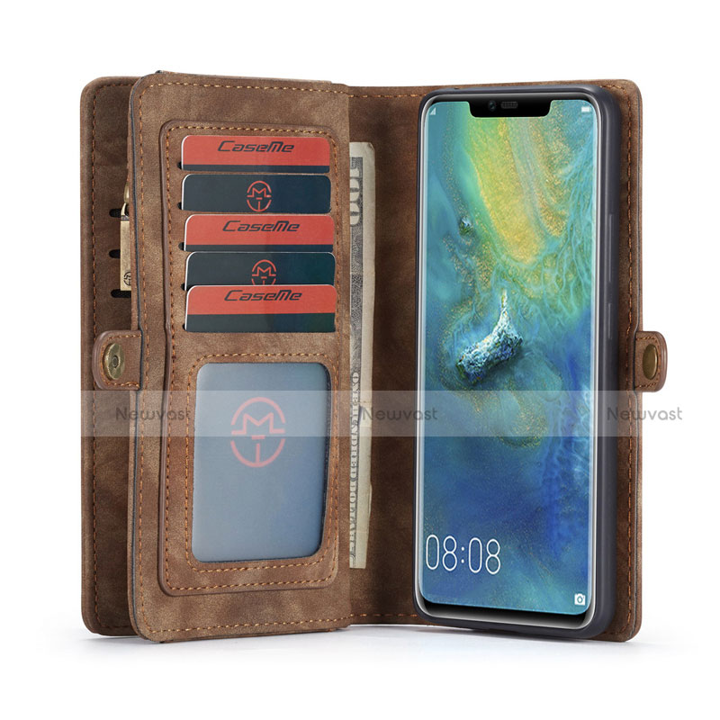 Leather Case Stands Flip Cover T03 Holder for Huawei Mate 20 Pro
