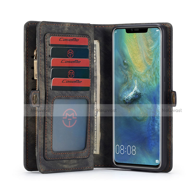 Leather Case Stands Flip Cover T03 Holder for Huawei Mate 20 Pro