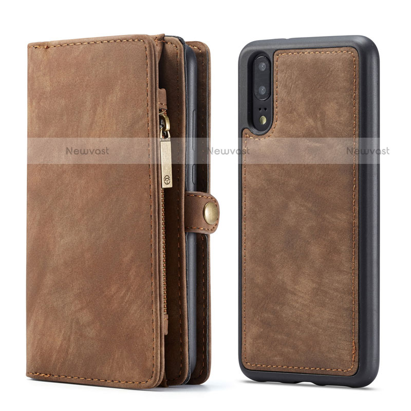 Leather Case Stands Flip Cover T03 Holder for Huawei P20 Pro