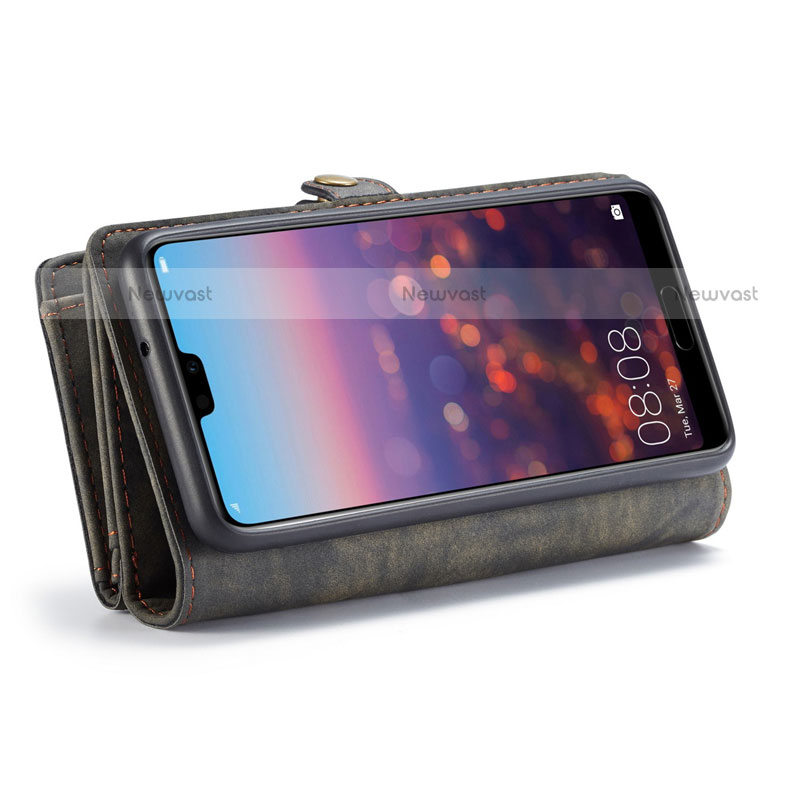 Leather Case Stands Flip Cover T03 Holder for Huawei P20 Pro