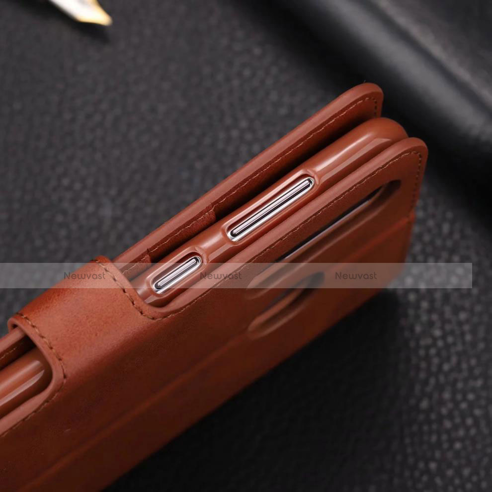 Leather Case Stands Flip Cover T03 Holder for Huawei P30 Lite