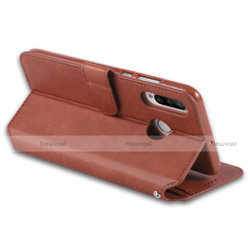 Leather Case Stands Flip Cover T03 Holder for Huawei P30 Lite