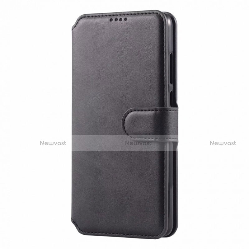 Leather Case Stands Flip Cover T03 Holder for Huawei P30 Lite Black