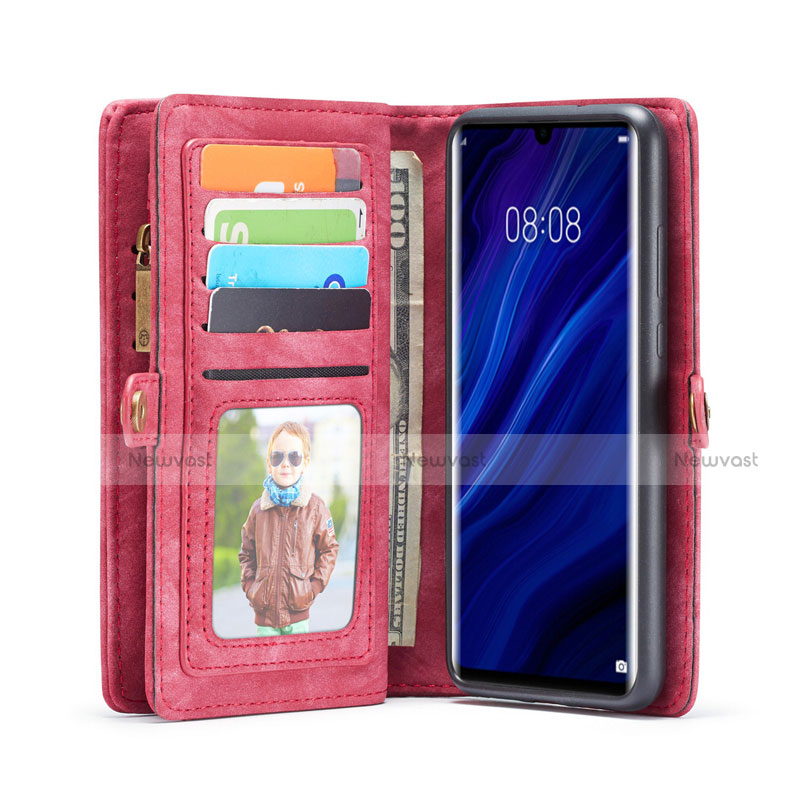 Leather Case Stands Flip Cover T03 Holder for Huawei P30 Pro New Edition