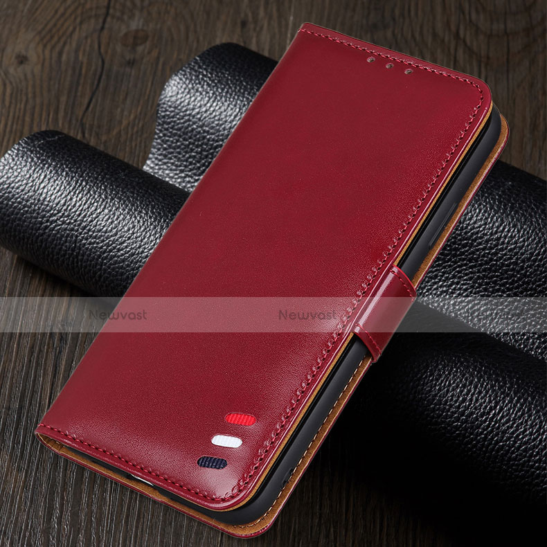 Leather Case Stands Flip Cover T03 Holder for Oppo A52