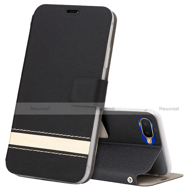 Leather Case Stands Flip Cover T03 Holder for Oppo K1