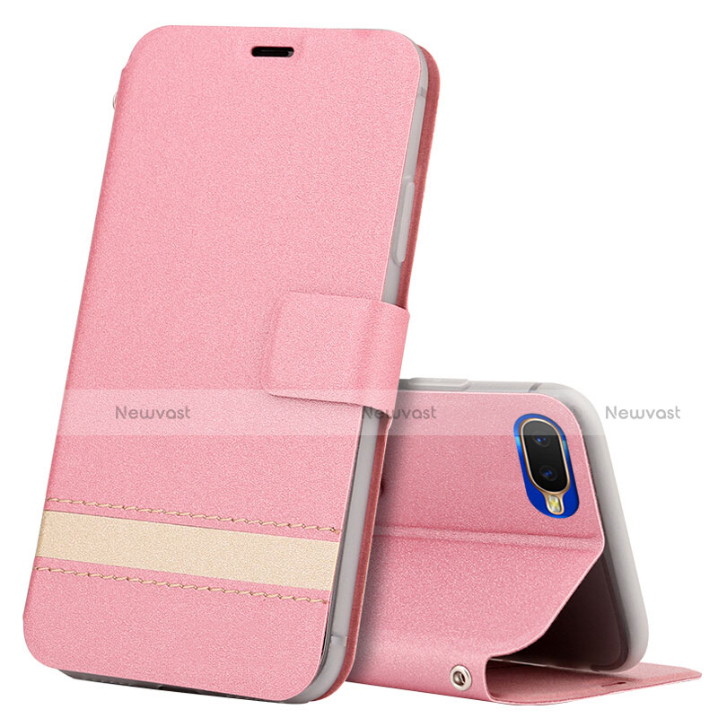 Leather Case Stands Flip Cover T03 Holder for Oppo K1