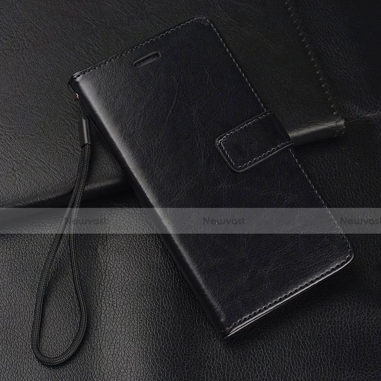 Leather Case Stands Flip Cover T03 Holder for Oppo R17 Pro Black
