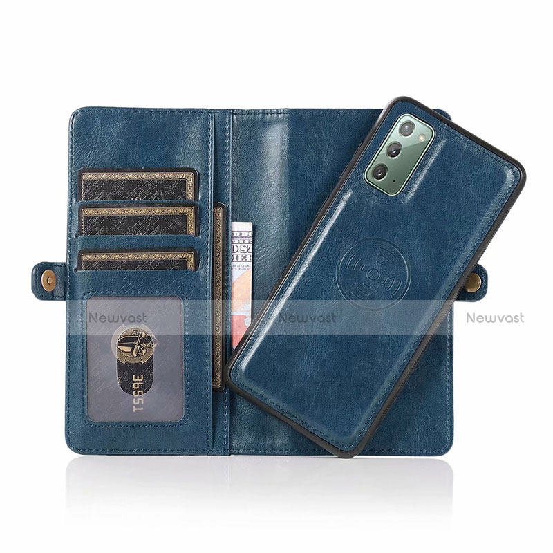 Leather Case Stands Flip Cover T03 Holder for Samsung Galaxy Note 20 5G