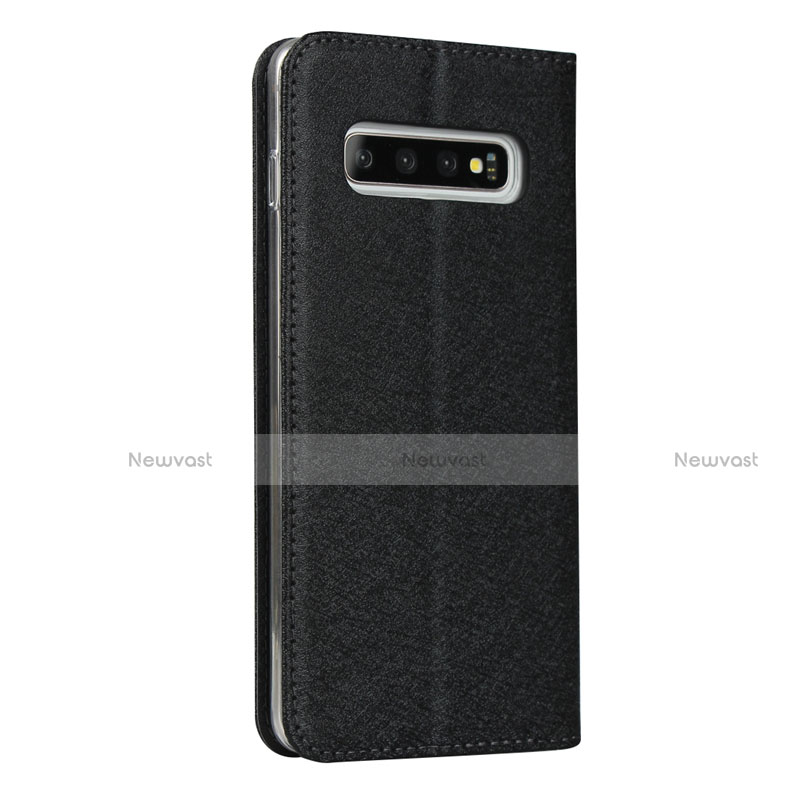 Leather Case Stands Flip Cover T03 Holder for Samsung Galaxy S10 5G