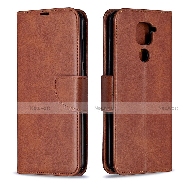 Leather Case Stands Flip Cover T03 Holder for Xiaomi Redmi 10X 4G