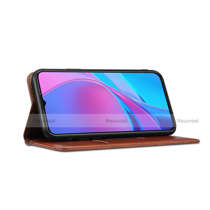 Leather Case Stands Flip Cover T03 Holder for Xiaomi Redmi 9i