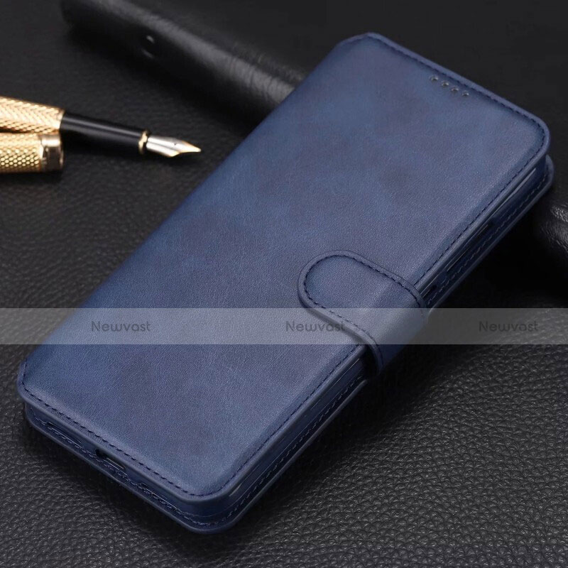 Leather Case Stands Flip Cover T03 Holder for Xiaomi Redmi K20 Pro Blue